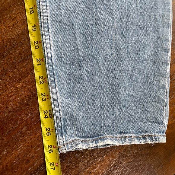 Abercrombie & Fitch Jeans Women 33/16 Blue The Mom High Rise Mid Wash Stretch - Picture 12 of 12